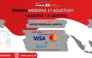 PROMO MERDEKA 17 AGUSTUS - Selamat merayakan Hari Raya Kemerdekaan Indonesia 17 Agustus 2023 buat para pelanggan Bengkel ProQ. Pro Q