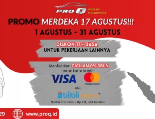 Selamat merayakan Hari Raya Kemerdekaan Indonesia 17 Agustus 2023 buat para pelanggan Bengkel ProQ.